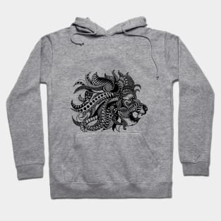 Zentangle Lion Hoodie